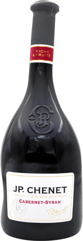 8,95 € Бесплатная доставка | Красное вино JP. Chenet Cabernet Syrah I.G.P. Vin de Pays d'Oc Франция Syrah, Cabernet бутылка 75 cl