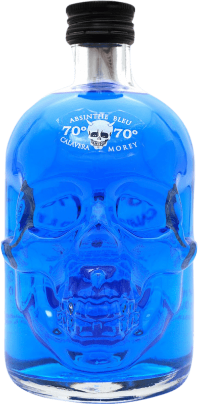 29,95 € 送料無料 | アブサン La Calavera Blue — ブルーエディション バレアレス諸島 スペイン ミディアムボトル 50 cl