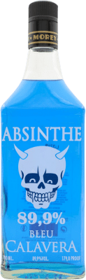 36,95 € Envio grátis | Absinto La Calavera Blue — Edição Azul Espanha 70 cl