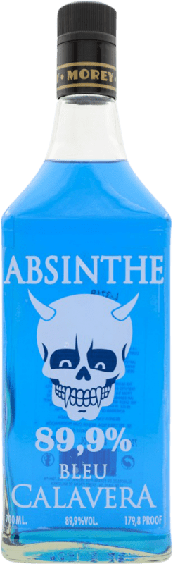 36,95 € Kostenloser Versand | Absinth La Calavera Azul Spanien Flasche 70 cl