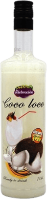 7,95 € Free Shipping | Schnapps La Celebración Coco Loco Cocktail Spain Bottle 70 cl Alcohol-Free