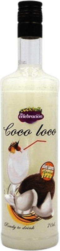 7,95 € 送料無料 | シュナップ La Celebración Coco Loco Cocktail スペイン ボトル 70 cl アルコールなし