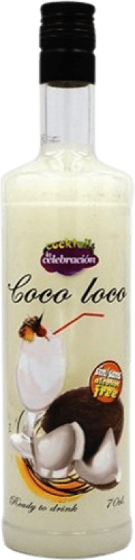 7,95 € Envio grátis | Schnapps La Celebración Loco Cocktail Espanha 70 cl Coco Sem Álcool