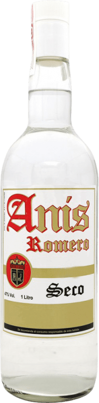 12,95 € Kostenloser Versand | Anislikör Lacárcel Frutos Romero Trocken Spanien Flasche 1 L