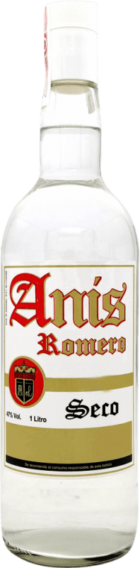 12,95 € Envío gratis | Anisado Lacárcel Frutos Romero Seco España Botella 1 L