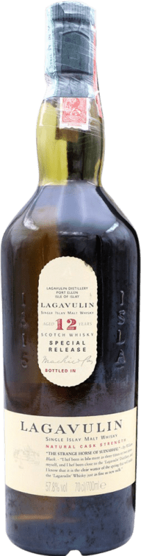 679,95 € Envio grátis | Whisky Single Malt Lagavulin 2nd Release Reino Unido 12 Anos 70 cl Exemplar de colecionador Não Próprio para Consumo