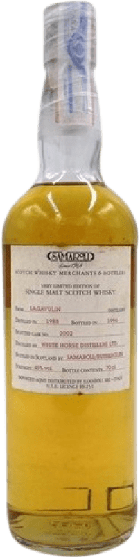 16 048,95 € Envío gratis | Whisky Single Malt Mongiardino Samaroli From Lagavulin Reino Unido Botella 70 cl Ejemplar Coleccionista No Apto para Consumo