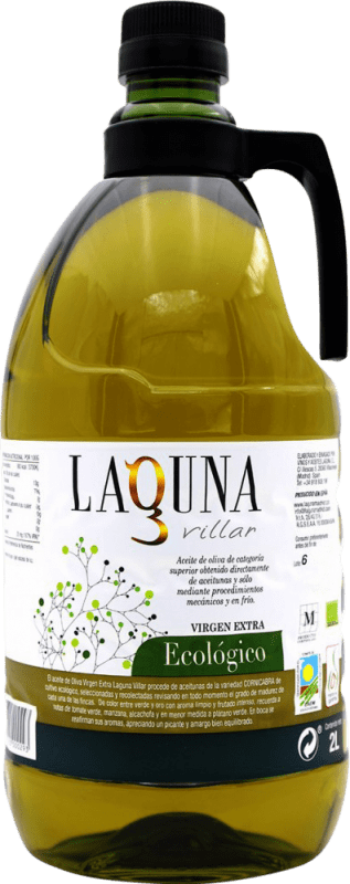 19,95 € 免费送货 | 橄榄油 Laguna Villar Virgen Extra Ecológico 西班牙 玻璃瓶 2 L