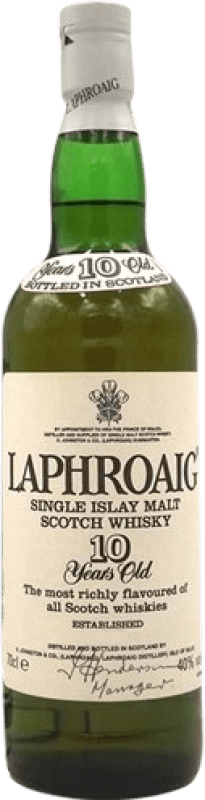 578,95 € Envoi gratuit | Single Malt Whisky Laphroaig Spécimen de Collection Royaume-Uni 10 Ans Bouteille 70 cl