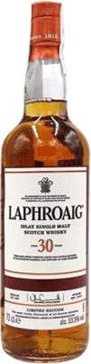 2 704,95 € 送料無料 | シングルモルトウイスキー Laphroaig イギリス 30 年 70 cl