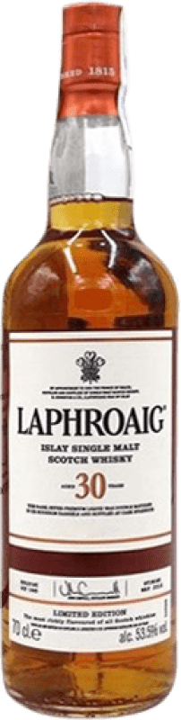 2 704,95 € Envio grátis | Whisky Single Malt Laphroaig Reino Unido 30 Anos Garrafa 70 cl