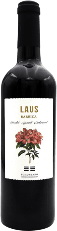 7,95 € Envio grátis | Vinho tinto Laus Barrica D.O. Somontano Espanha Garrafa 75 cl