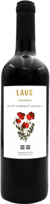 9,95 € Envio grátis | Vinho tinto Laus Crianza D.O. Somontano Espanha Garrafa 75 cl