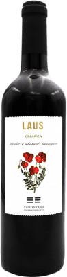 9,95 € Envío gratis | Vino Tinto Laus Crianza D.O. Somontano España 75 cl