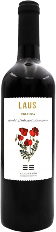 9,95 € Free Shipping | Red Wine Laus Crianza — Aged D.O. Somontano Spain 75 cl