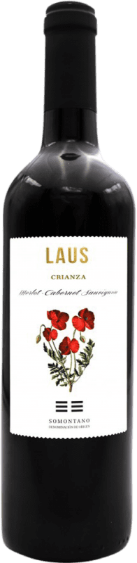 9,95 € Envio grátis | Vinho tinto Laus Crianza D.O. Somontano Espanha Garrafa 75 cl