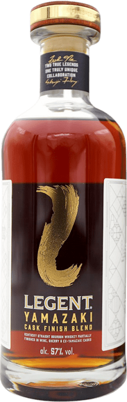 343,95 € Envío gratis | Whisky Bourbon Legent. Yamazaki Cask Finish Estados Unidos Botella 70 cl
