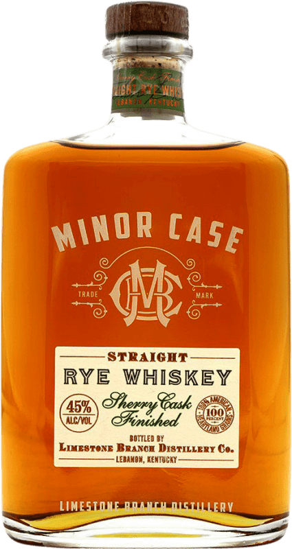 58,95 € Spedizione Gratuita | Whisky Blended Limestone Branch Minor Case Rye, Straight stati Uniti 70 cl