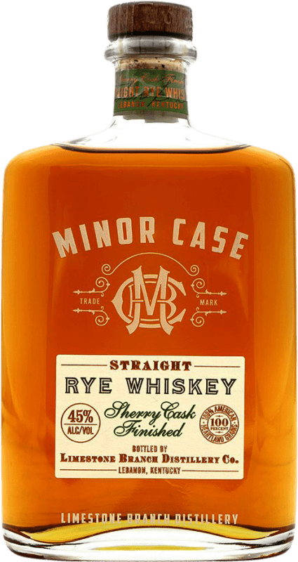 66,95 € Free Shipping | Whisky Blended Limestone Branch Minor Case Straight Rye United States Bottle 70 cl