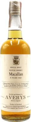 Single Malt Whisky Macallan Averys 8 Jahre 70 cl Sammlerstück Nicht zum Verzehr Geeignet