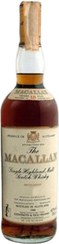6 364,95 € Kostenloser Versand | Single Malt Whisky Macallan Großbritannien 18 Jahre Flasche 70 cl Sammlerstück Nicht zum Verzehr Geeignet