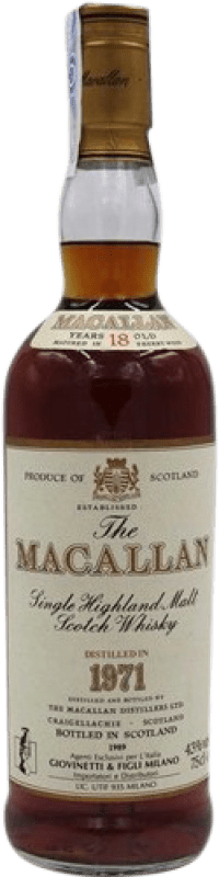 5 415,95 € Kostenloser Versand | Single Malt Whisky Macallan Großbritannien 18 Jahre Flasche 70 cl Sammlerstück Nicht zum Verzehr Geeignet