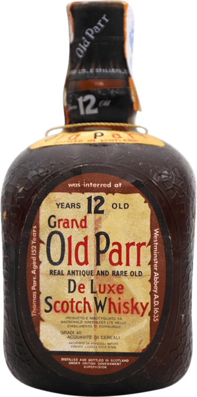 139,95 € Free Shipping | Whisky Blended Macdonald Greenlees Old Parr Collector's Specimen United Kingdom 12 Years Bottle 70 cl