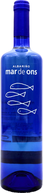 17,95 € Envio grátis | Vinho Branco Mar de Ons D.O. Rías Baixas Espanha Albariño — Albarinho 75 cl