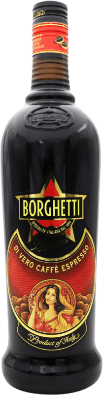 35,95 € Envío gratis | Licores Marie Brizard Café Expresso Borghetti Italia Botella 1 L