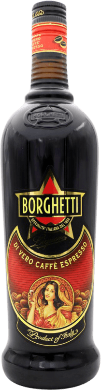 23,95 € Envío gratis | Licores Marie Brizard Café Expresso Borghetti Italia Botella 1 L