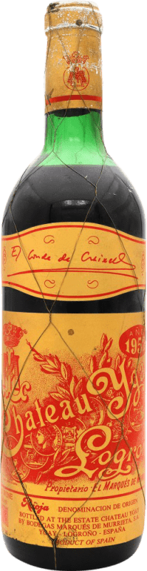 654,95 € Envoi gratuit | Vin rouge Marqués de Murrieta Château Ygay Spécimen de Collection 1952 D.O.Ca. Rioja La Rioja Espagne Bouteille 75 cl