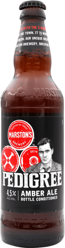 2,95 € Spedizione Gratuita | Birra Marston's Pedigree Regno Unito Bottiglia Medium 50 cl