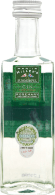 3,95 € Kostenloser Versand | Genever Gin Martin Miller's Summerful Großbritannien Miniaturflasche 5 cl