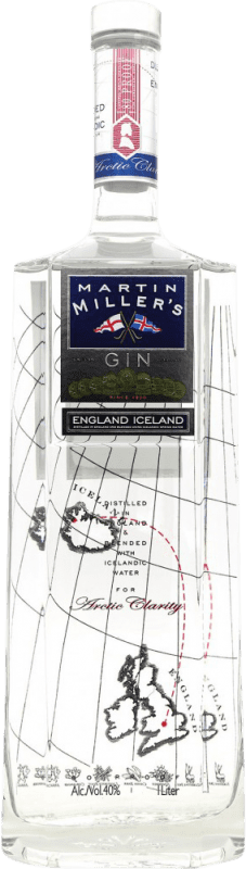 39,95 € Free Shipping | Genever Gin Martin Miller's United Kingdom 1 L