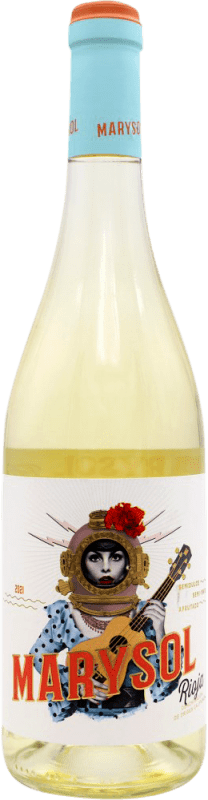 10,95 € Spedizione Gratuita | Vino bianco Marysol D.O.Ca. Rioja Spagna Bottiglia 75 cl