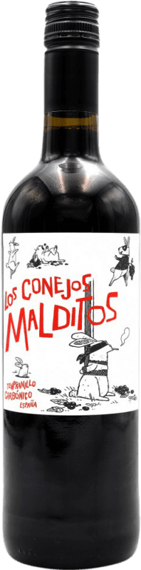 14,95 € Envio grátis | Vinho tinto Más Que Vinos Los Conejos Malditos Espanha Garrafa 75 cl