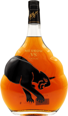 41,95 € 免费送货 | 科涅克白兰地 Meukow VS Black A.O.C. Cognac 法国 瓶子 1 L