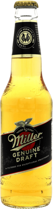 2,95 € Бесплатная доставка | Пиво Miller Genuine Соединенные Штаты Бутылка на треть 33 cl