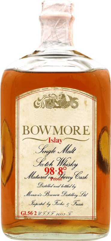 12 181,95 € Envío gratis | Whisky Single Malt Morrison's Bowmore Bicentenary 1779 1979 Ejemplar Coleccionista Escocia Reino Unido Botella 70 cl