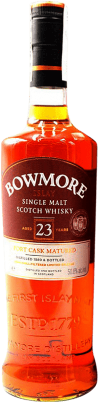 646,95 € 免费送货 | 威士忌单一麦芽威士忌 Morrison's Bowmore 苏格兰 英国 23 岁 瓶子 70 cl