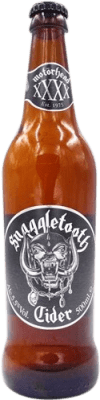6,95 € Envío gratis | Sidra Motörhead Snaggletooth Suecia Botella Medium 50 cl Manzana