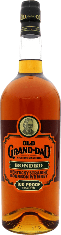 52,95 € Envio grátis | Whisky Bourbon Old Grand Dad Bonded Estados Unidos Garrafa 1 L