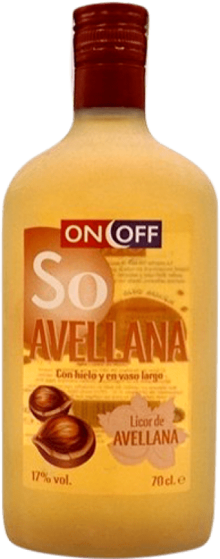 6,95 € Envío gratis | Schnapps On Off España 70 cl Avellana