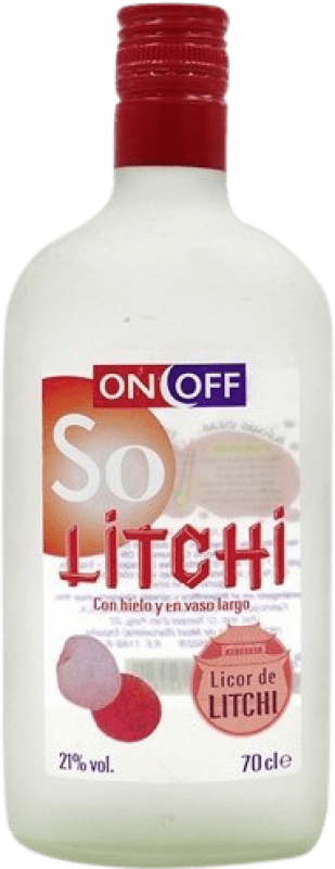 10,95 € 送料無料 | シュナップ On Off Litchi So Litchi スペイン ボトル 70 cl