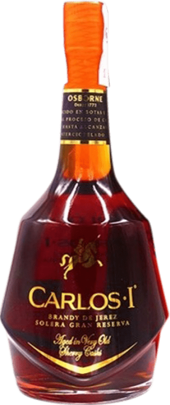 49,95 € 免费送货 | 白兰地 Osborne Carlos I Solera 大储备 西班牙 瓶子 1 L