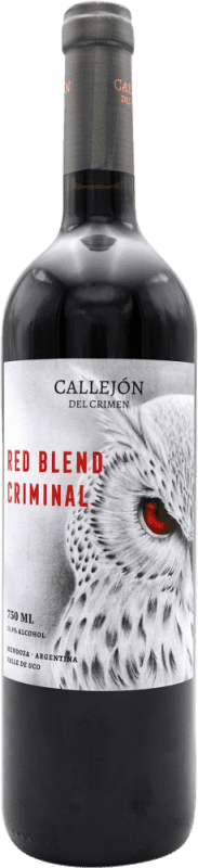 14,95 € Spedizione Gratuita | Vino Rosso Pagos de Valcerracín Criminal Blend I.G. Valle de Uco Argentina Bottiglia 75 cl