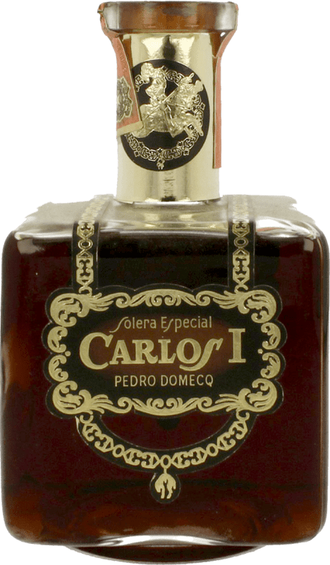 239,95 € Spedizione Gratuita | Brandy Pedro Domecq Fundador Carlos I Solera, Speciale Spagna 70 cl
