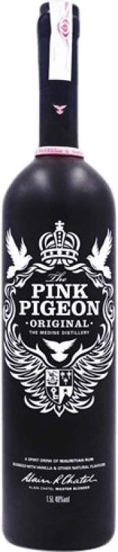 66,95 € Envío gratis | Ron Pink Pigeon Mauricio Botella Especial 1,5 L