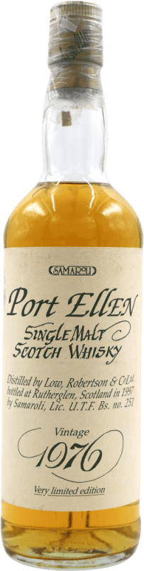 13 534,95 € Spedizione Gratuita | Whisky Single Malt Mongiardino Samaroli From Port Ellen Esemplare da Collezione Regno Unito Bottiglia 70 cl