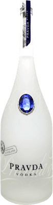 57,95 € Kostenloser Versand | Wodka Pravda Polen Spezialflasche 1,75 L